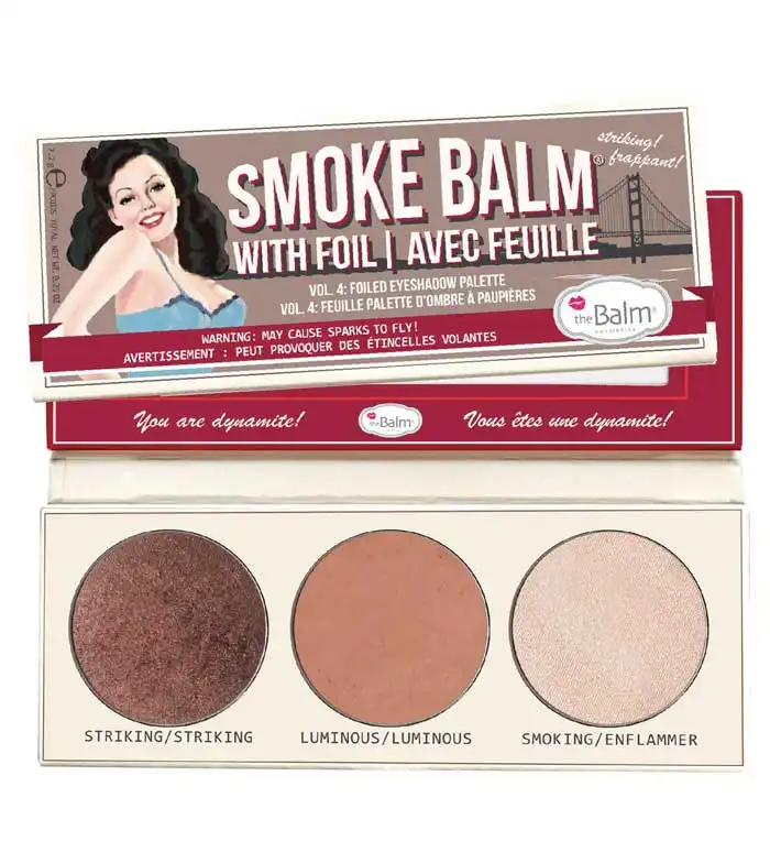 The Balm - Trio Sombra de Ojos Smoke Balm 4 - foiled eyeshadow palette - THE BALM - Comparador de precios