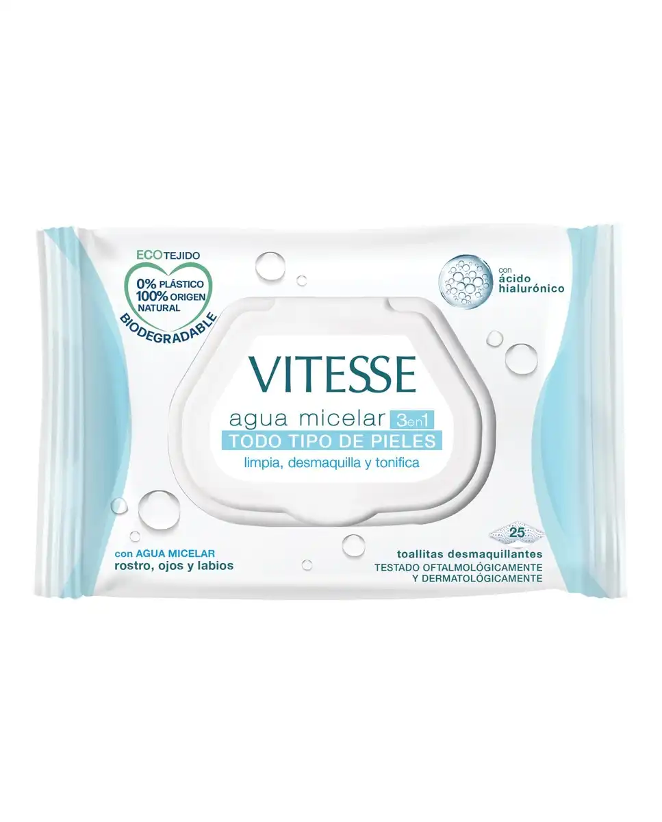 Vitesse - Toallitas Desmaquilladoras Micelares - Vitesse - Comparador de precios