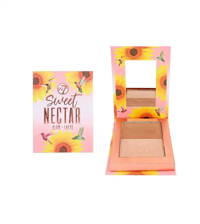 W7 - *Sweet Nectar* - Dúo de bronceador e iluminador en polvo Glow - W7 - Comparador de precios