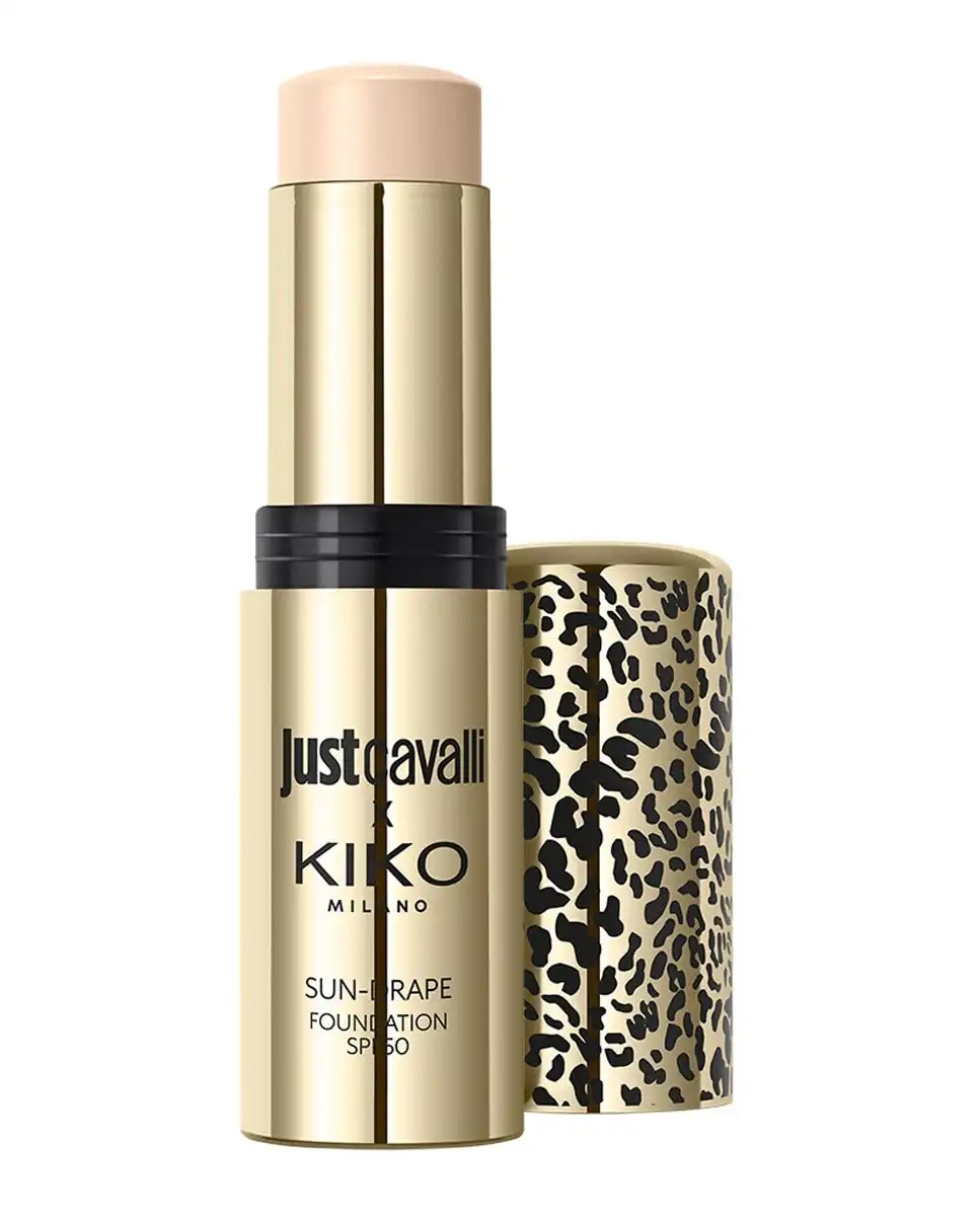 Base de maquillaje en stick SPF 50 Just Cavalli X Kiko Milano Sun-Drape Stick Foundation Spf50 03 Golden Sand - Kiko Milano - Comparador de precios
