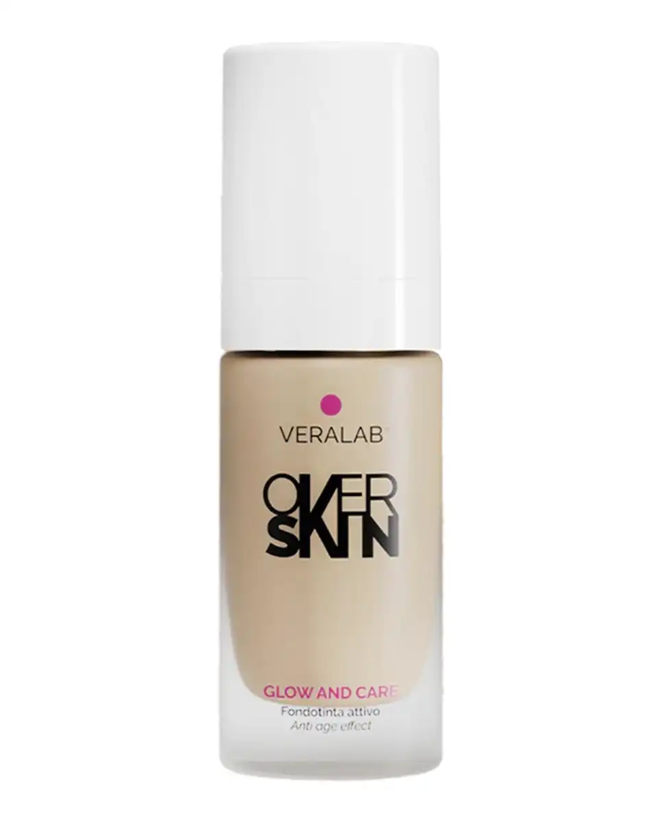 Base de Maquillaje Glow And Care 30 ml Overskin 4.5 BROWN SUGAR - Veralab - Comparador de precios