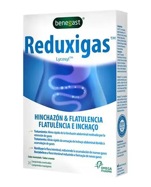Benegast - 20 Comprimidos Hinchazón & Flactulencias Reduxigas Benegast. - Benegast - Comparador de precios
