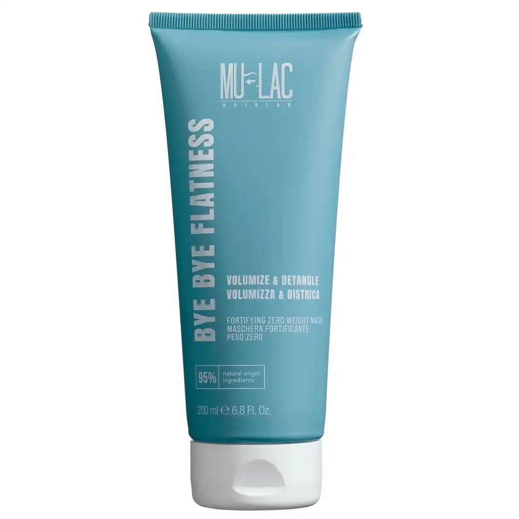 BYE BYE FLATNESS Maschera Forticante peso Zero Baño capilar 200 ml - Mulac - Comparador de precios