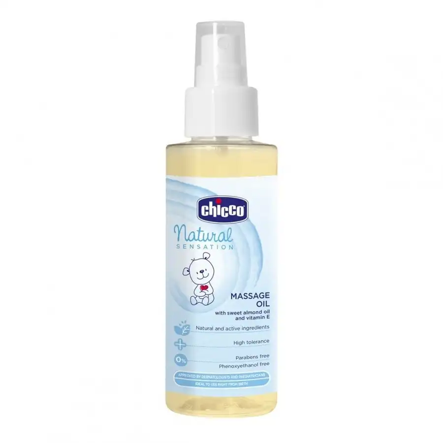 Chicco Aceite De Masaje Natural Sensation 100 ML 100.0 ml - Chicco - Comparador de precios