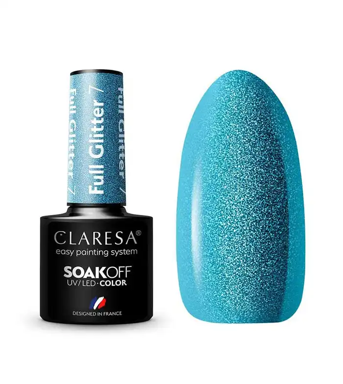 Claresa - Esmalte semipermanente Soak off - 07: Full Glitter - Claresa - Comparador de precios