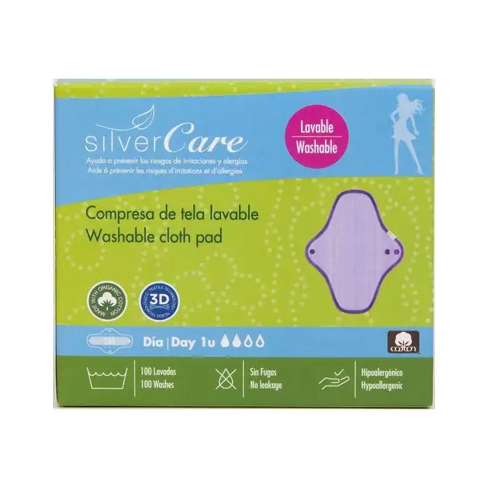 Compresa Día con Alas Tela de Algodón Ecológico - SILVER CARE - Comparador de precios