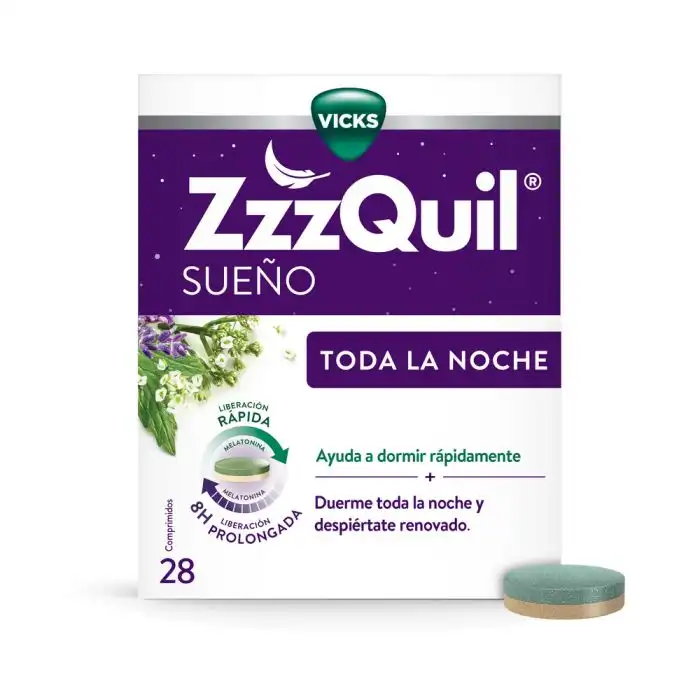 Comprimidos Sueño Toda La Noche - ZzzQuil - Comparador de precios