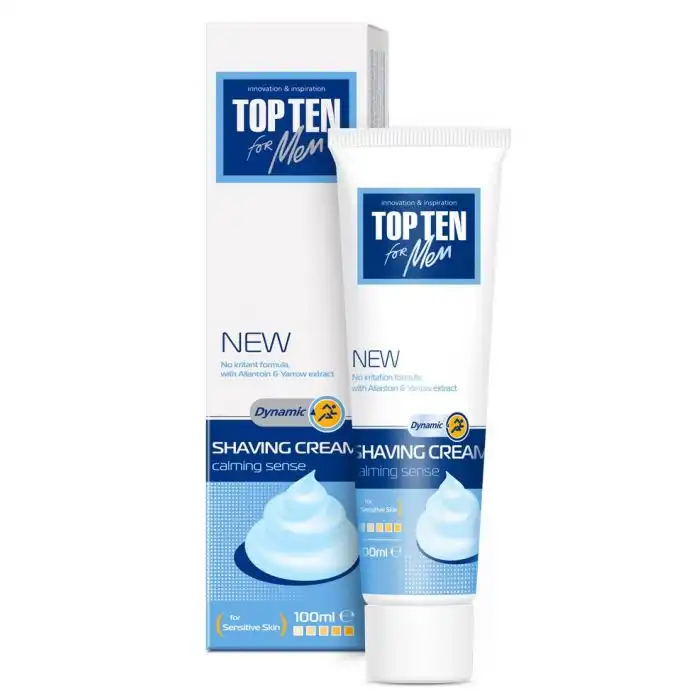 Crema de Afeitado Dynamic 100 ml - Top Ten For Men - Comparador de precios