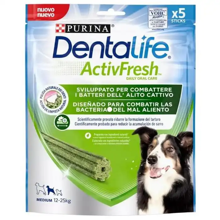 Dentalife ActiveFresh Perros Medianos 115 gr - Purina - Comparador de precios