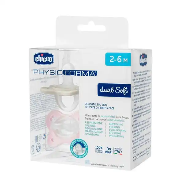 Dual Solft Silicona Rosa 2UD - Chicco - Comparador de precios