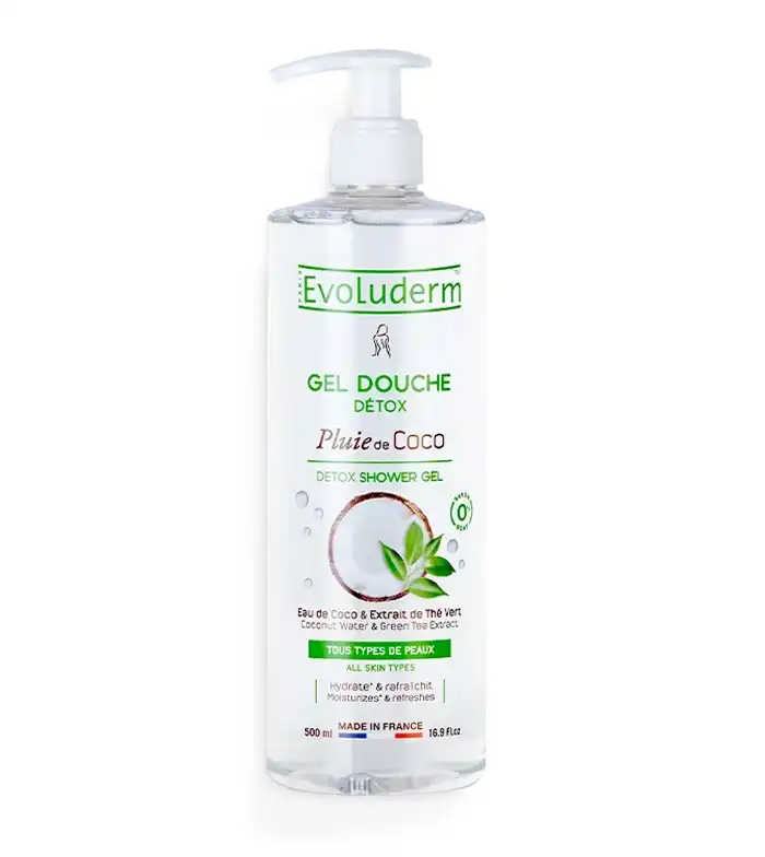 Evoluderm - Gel de ducha detox - Pluie de Coco - 500ml - Evoluderm - Comparador de precios