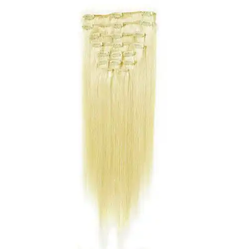 Extensiones Con Clip Fashiongirl #60 Rubio Platino - 40 Cm Extensiones Fashiongirl Extensiones Clip On - 50 cm - #60 Rubio Platino - Fashiongirl - Comparador de precios