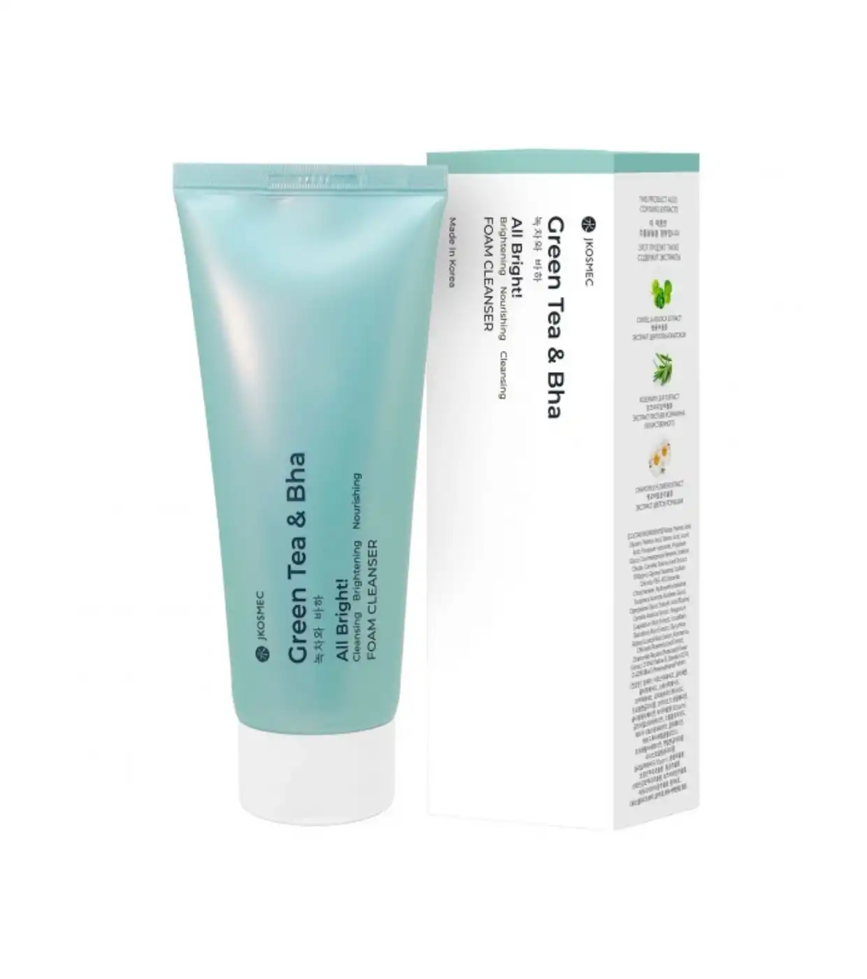 Jkosmec - *All Bright* - Gel limpiador facial con BHA y extracto de té verde - Jkosmec - Comparador de precios