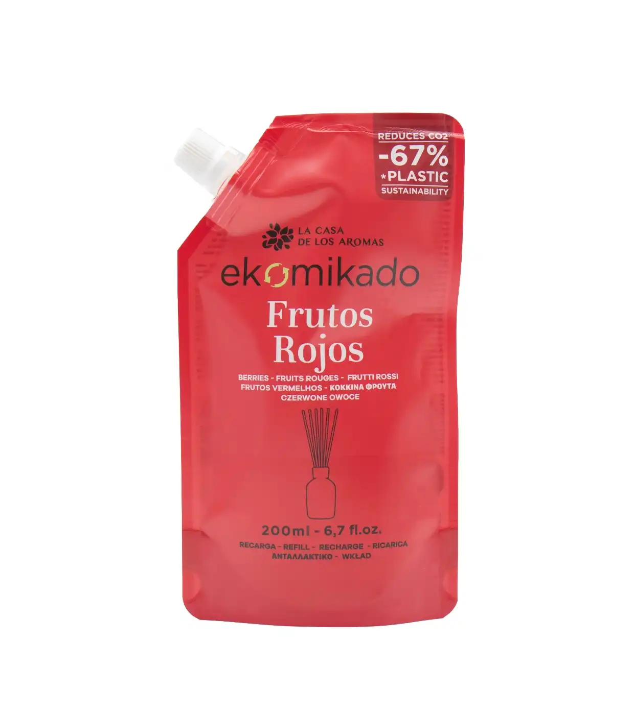La Casa de los Aromas - Ambientador mikado recarga 200ml - Frutos Rojos - La Casa de los Aromas - Comparador de precios