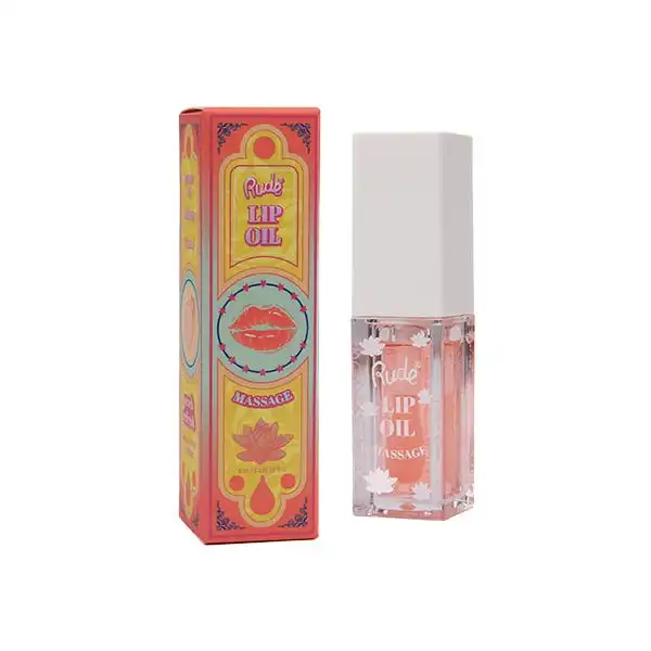 Massage Lip Oil Peach Refresh - RUDE - Comparador de precios