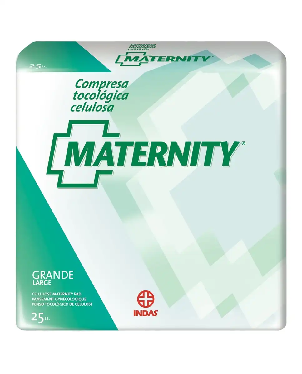 Maternity - Compresa Celulosa 25 Unidades - Maternity - Comparador de precios