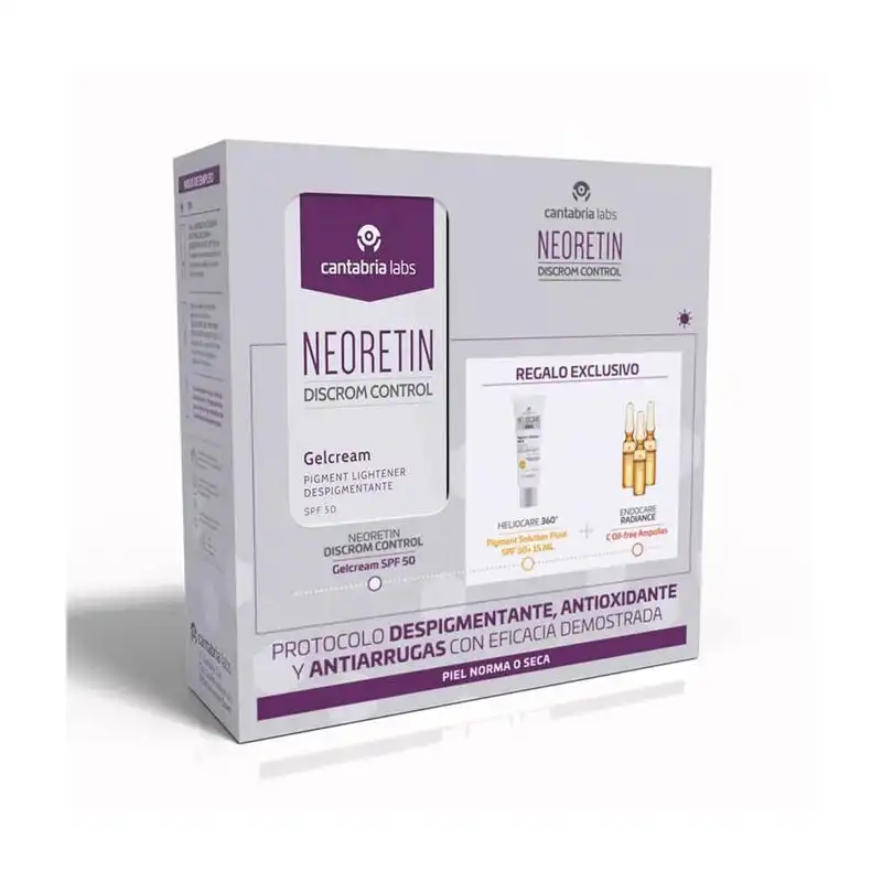 Pack neoretin discrom control gel crema + regalos - Cantabria Labs - Comparador de precios