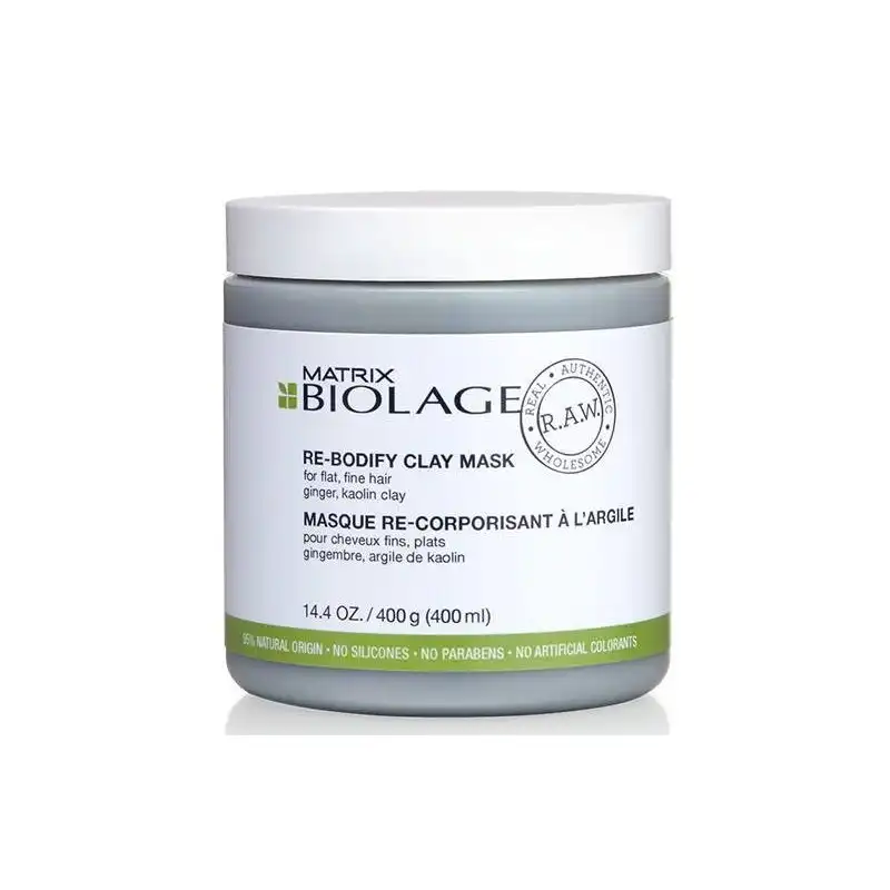 Re-bodify clay mask 400ml - BIOLAGE RAW - Comparador de precios