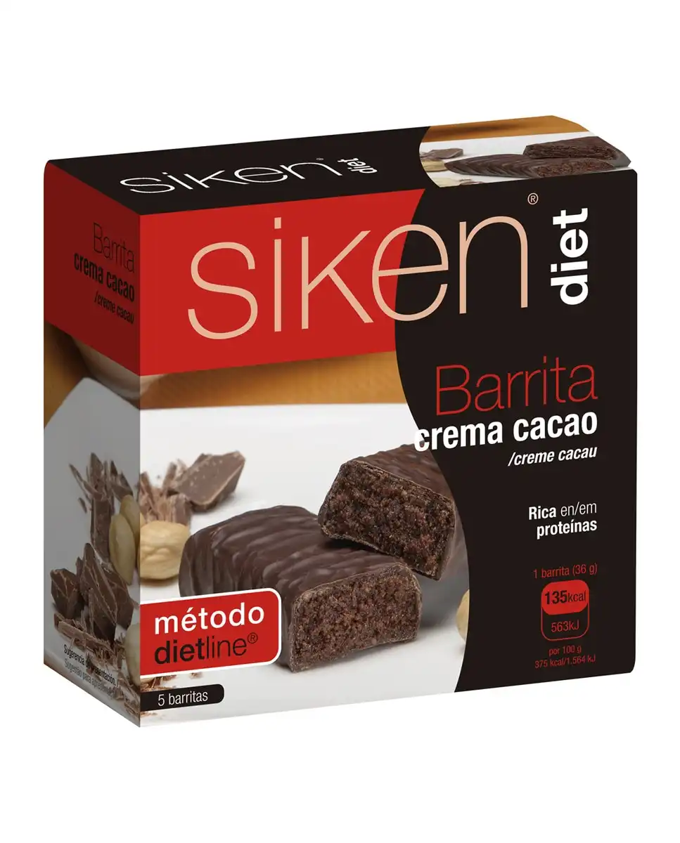 Siken® - 5 Barritas Crema Cacao Sikendiet Siken - Siken® - Comparador de precios