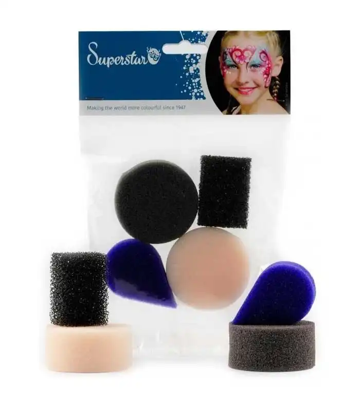 Superstar - Pack de 4 esponjas para Aquacolor - Mix - Superstar - Comparador de precios