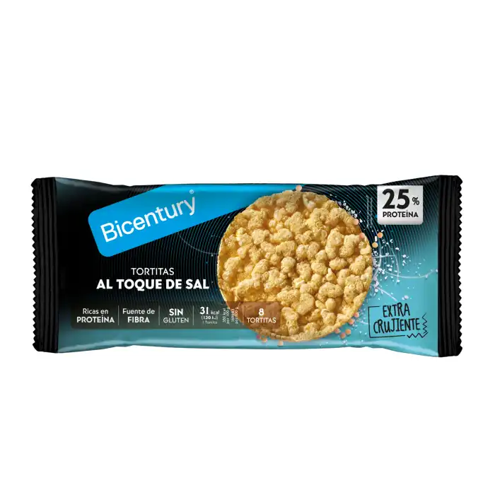 Tortitas Al Toque de Sal 70 gr  Bicentury - BICENTURY - Comparador de precios