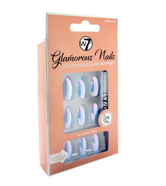 W7 - Uñas postizas Glamorous Nails - Cool Dive - W7 - Comparador de precios