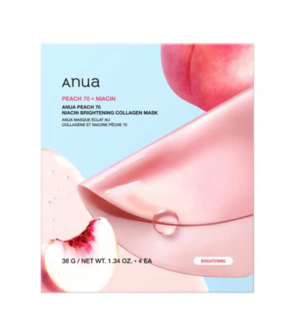 Anua - Mascarilla iluminadora con colágeno Peach 70 - Anua - Comparador de precios