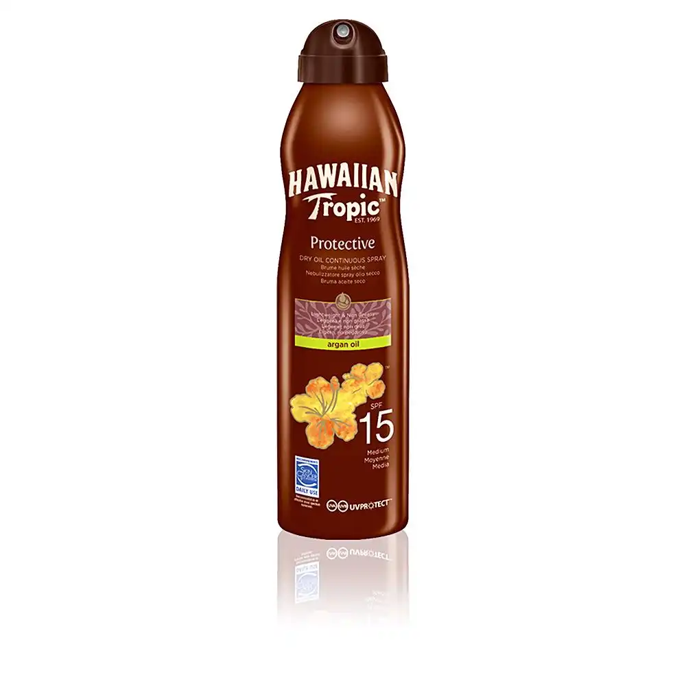 Argan Oil bruma SPF15 spray 177 ml - Hawaiian Tropic - Comparador de precios