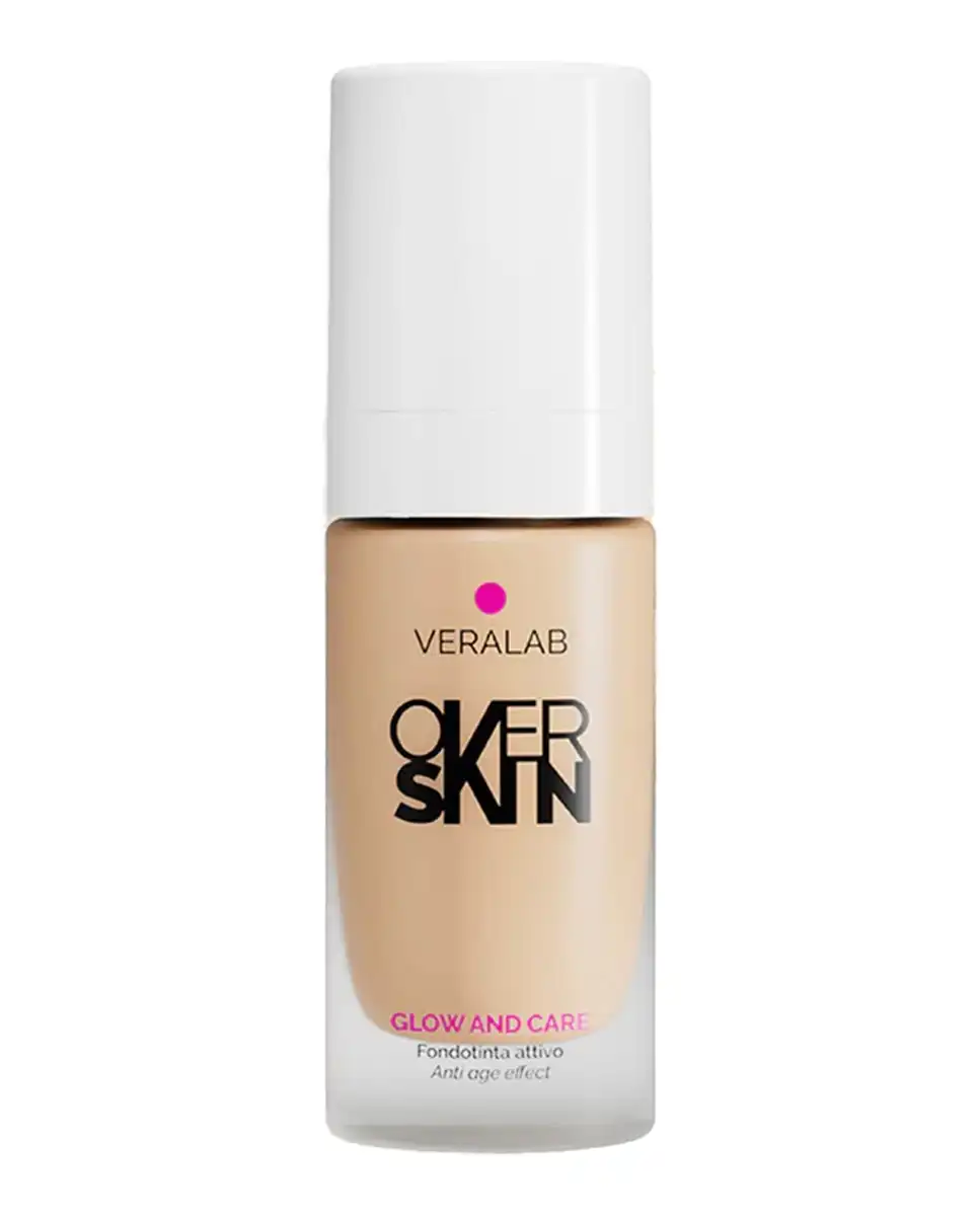 Base de Maquillaje Glow And Care 30 ml Overskin 5.5 CARAMEL - Veralab - Comparador de precios