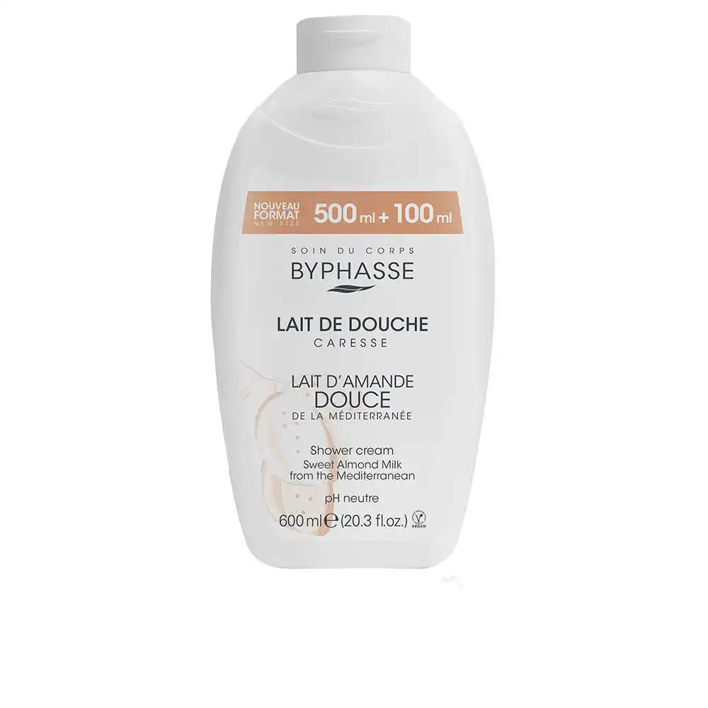 Caresse crema de ducha leche de almendra dulce 600 ml - Byphasse - Comparador de precios