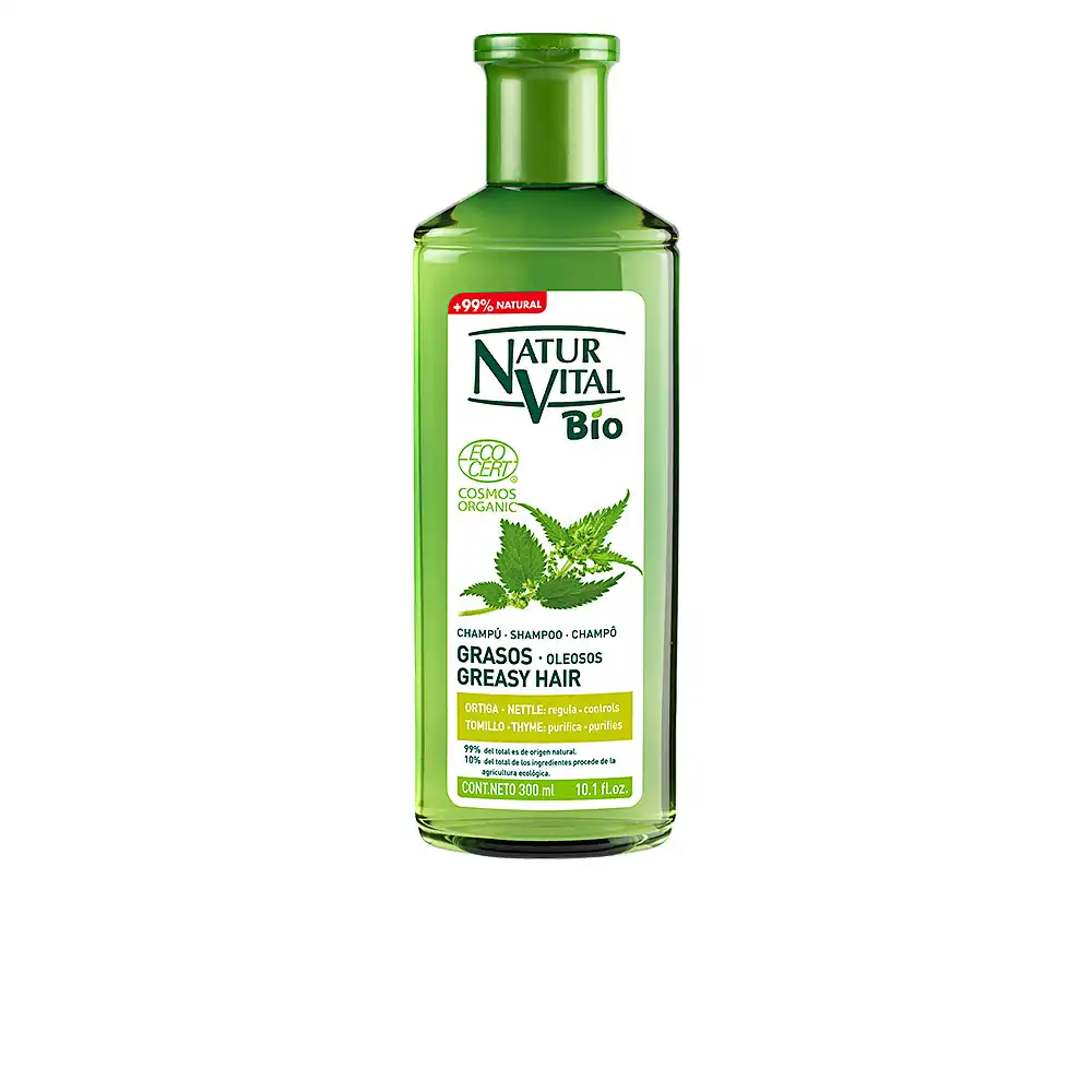 Champu Bio Ecocert cabellos grasos 300 ml - Naturvital - Comparador de precios