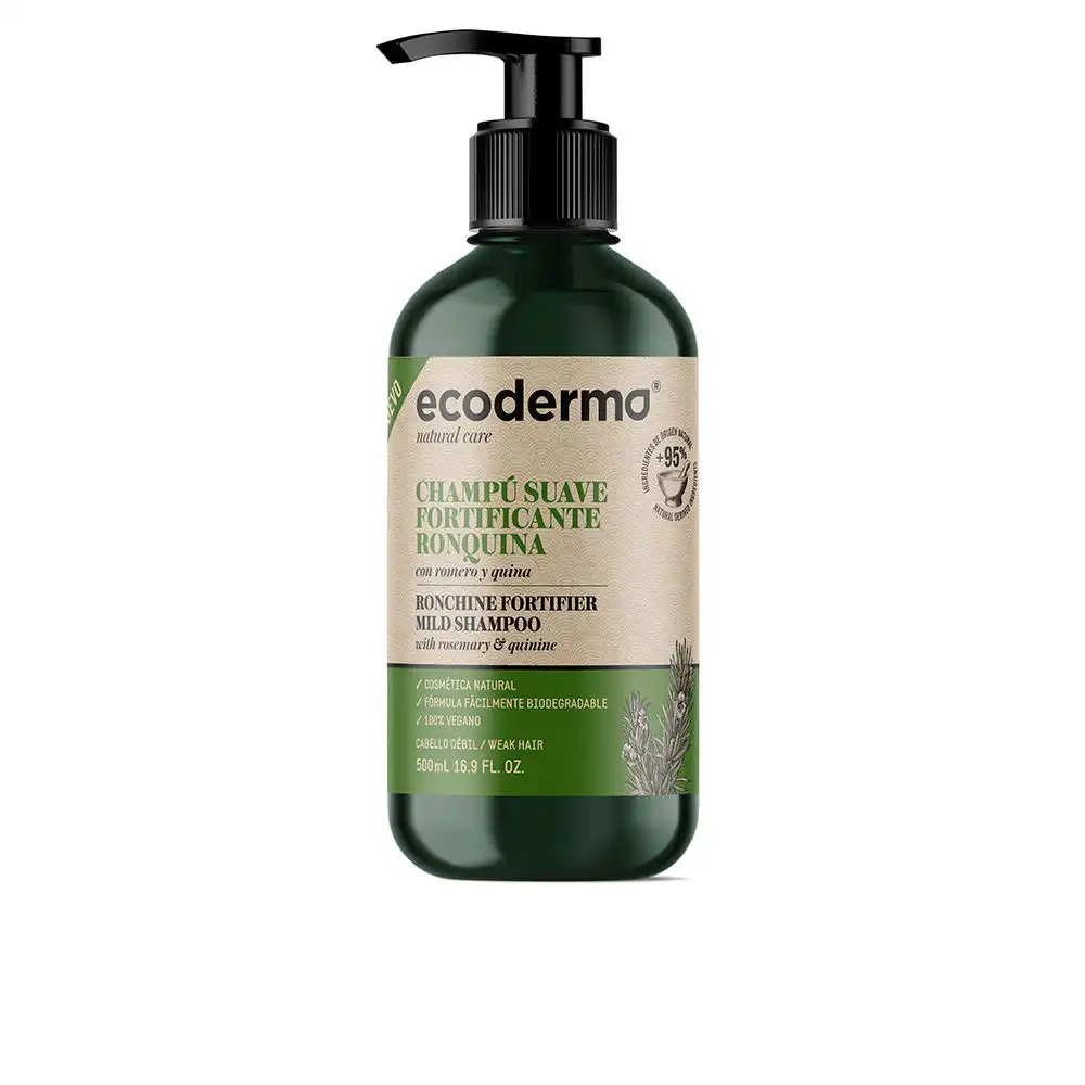 Champú Suave fortificante ronquina 500 ml - ECODERMA - Comparador de precios