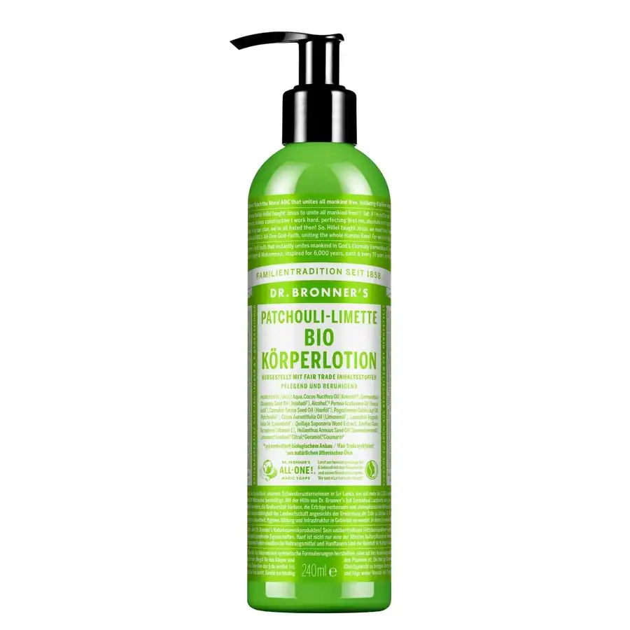 Dr. Bronner's - Patchouli-Limette Bio Naranja-Lavanda Cremas corporales 240 ml unisex - Dr. Bronners - Comparador de precios