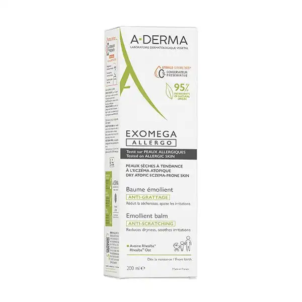 Exomega Allergo - ADERMA - Comparador de precios