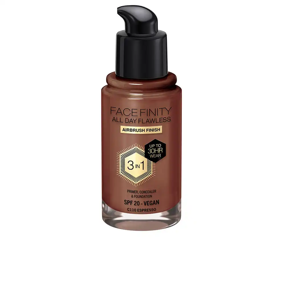 Facefinity All Day Flawless 3 In 1 foundation #C110-espresso - Max Factor - Comparador de precios