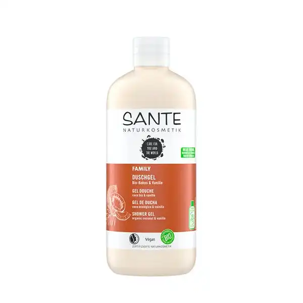 Family Gel De Ducha Coco Bio & Vainilla - SANTE - Comparador de precios