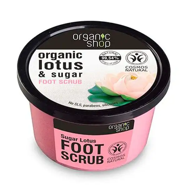Foot Scrub Sugar Lotus - Organic Shop - Comparador de precios