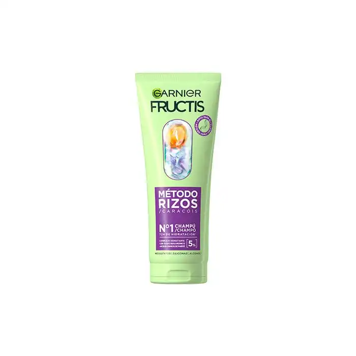 Fructis Método Rizos Champú nº1 para Rizos Hidratados 200 ml - Garnier - Comparador de precios