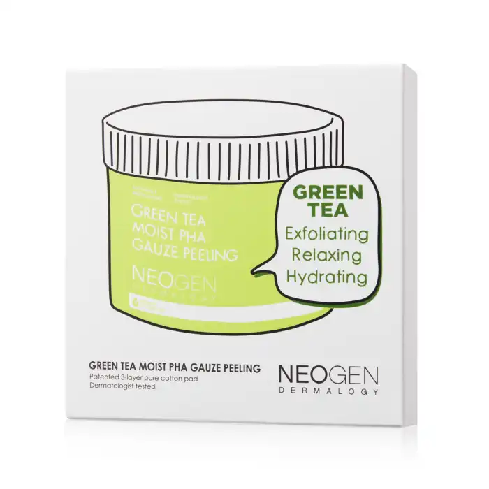 Green Tea Moist PHA Almohadillas Exfoliantes 65 gr - Neogen - Comparador de precios