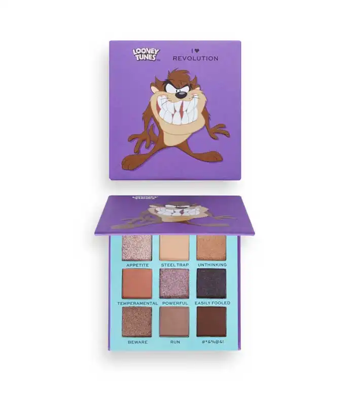 I Heart Revolution - *Looney Tunes* - Mini paleta de sombras de ojos - Demonio de Tasmania - I HEART REVOLUTION - Comparador de precios