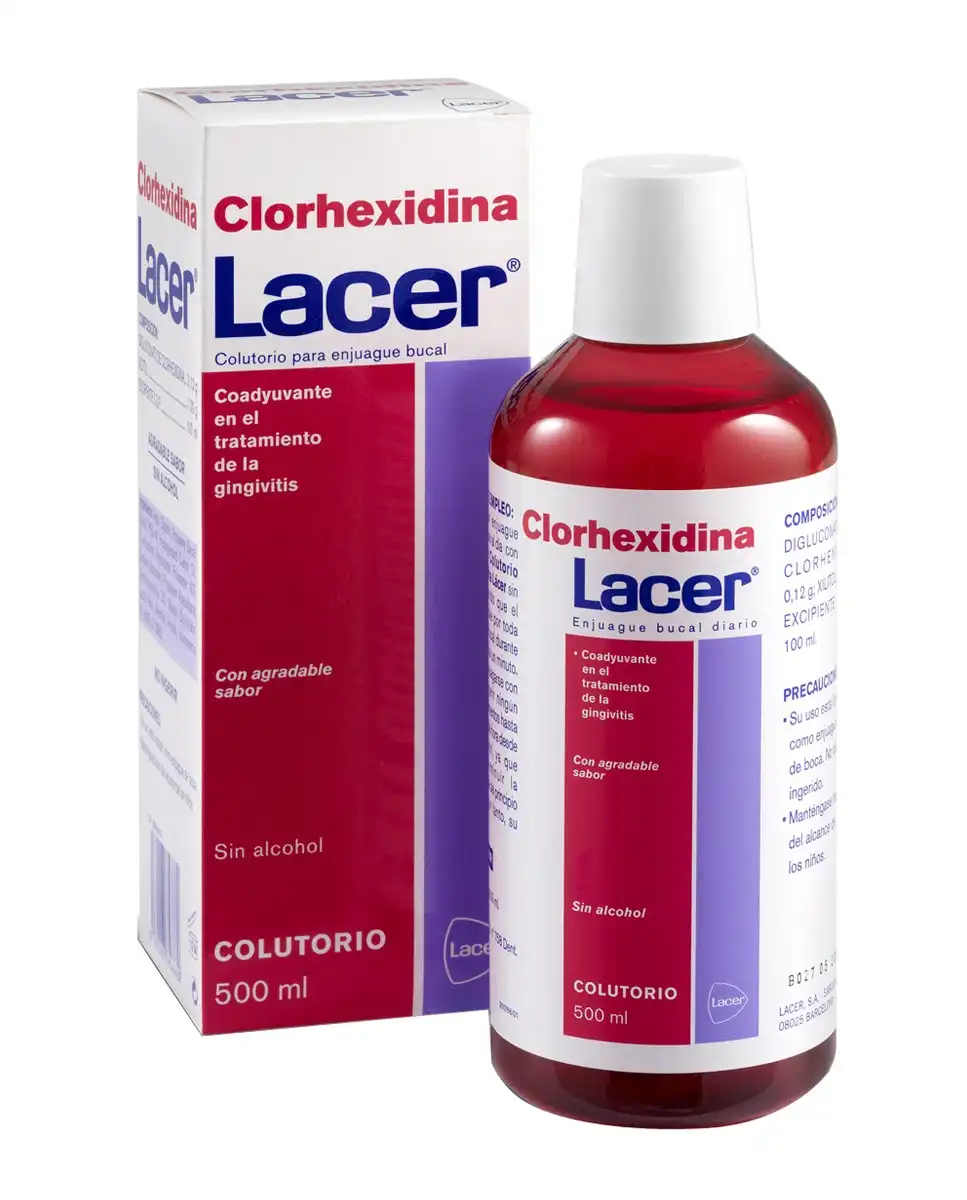 Lacer - Colutorio Clorhexidina 500 Ml - lacer - Comparador de precios