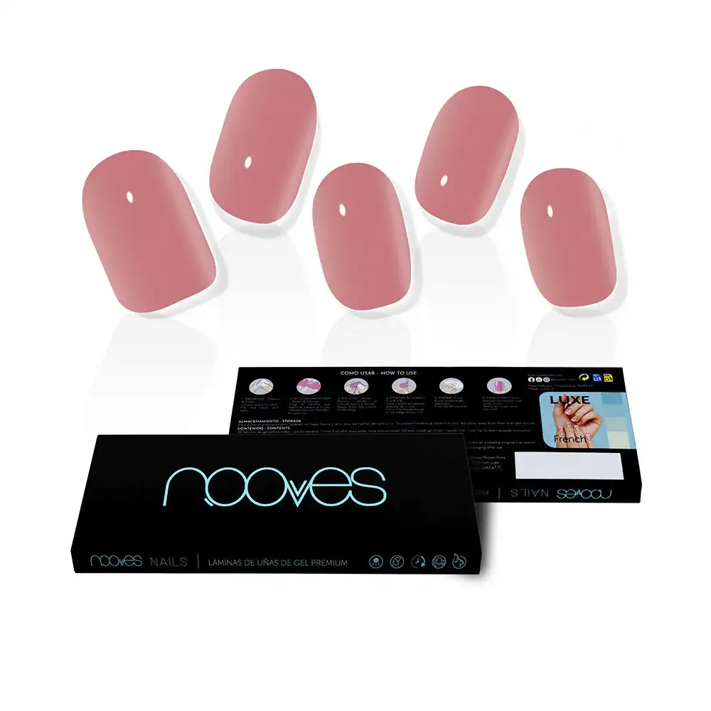 Láminas De Uñas De Gel dusty rose premium glam #cat eye - Nooves - Comparador de precios