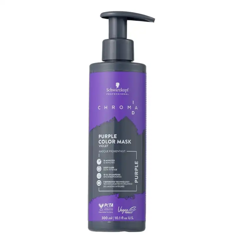Mascarilla Chroma ID - 300 ml Morado - Schwarzkopf - Mascarilla de color para refrescar tonos en casa o añadir tonos pastel al cabello. - Schwarzkopf - Comparador de precios