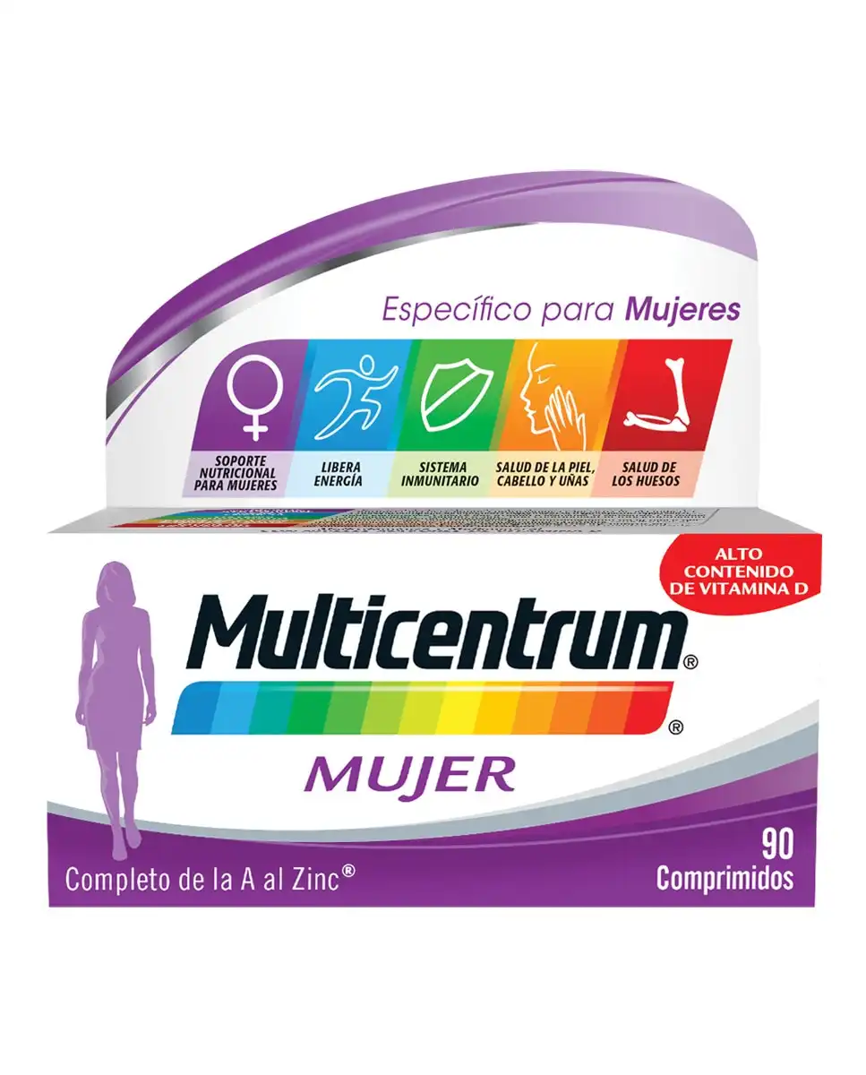Multicentrum - 90 Comprimidos Mujer - Multicentrum - Comparador de precios