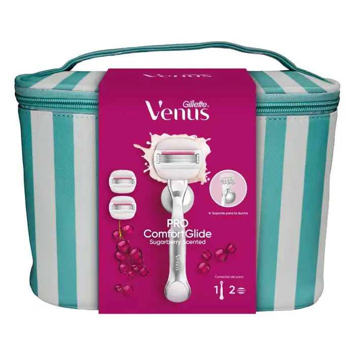 Neceser Venus Comfortglide Aroma Sugarberry + Recambios + Soporte - GILLETTE VENUS - Comparador de precios
