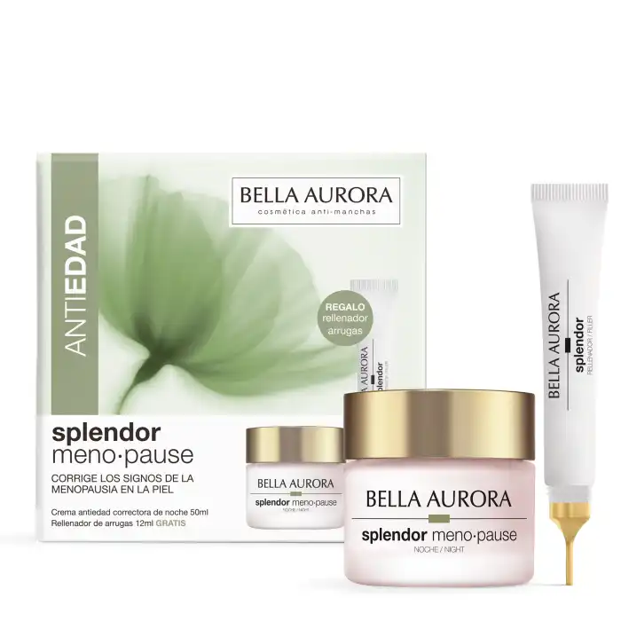 Pack Splendor Menopause Noche Crema+ Rellenador 50 ml - Bella Aurora - Comparador de precios