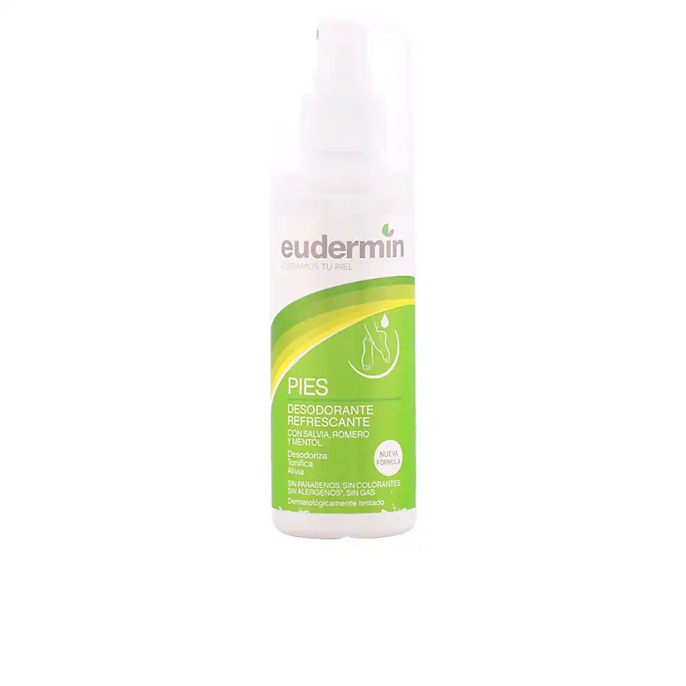 Pies desodorante refrescante vaporizador 125 ml - Eudermin - Comparador de precios