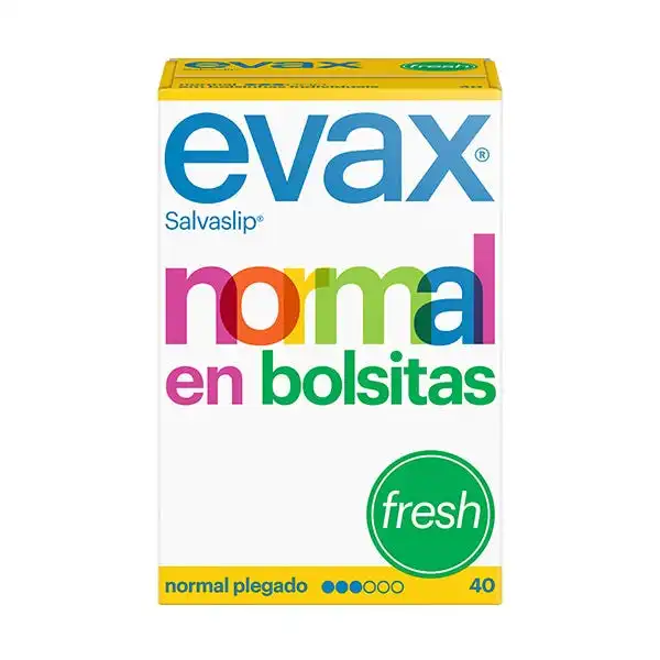 Salvaslip Normal En Bolsitas Fresh - EVAX - Comparador de precios
