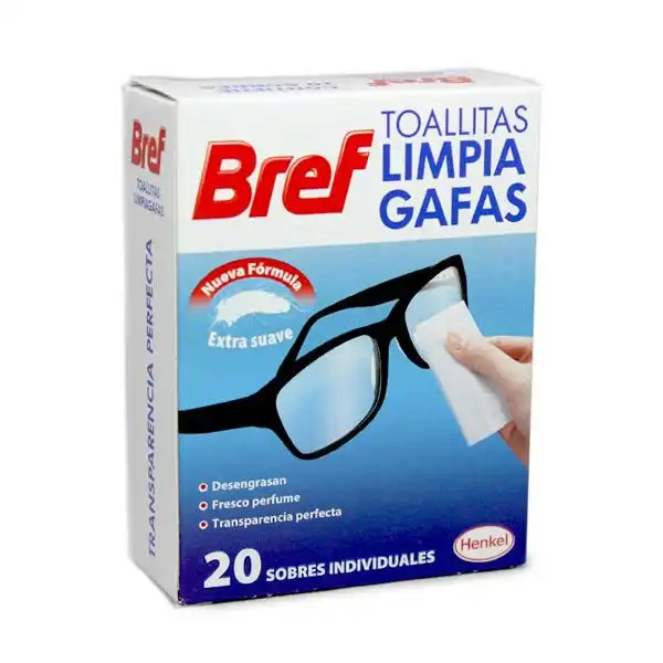 Toallitas Limpia Gafas - BREF - Comparador de precios