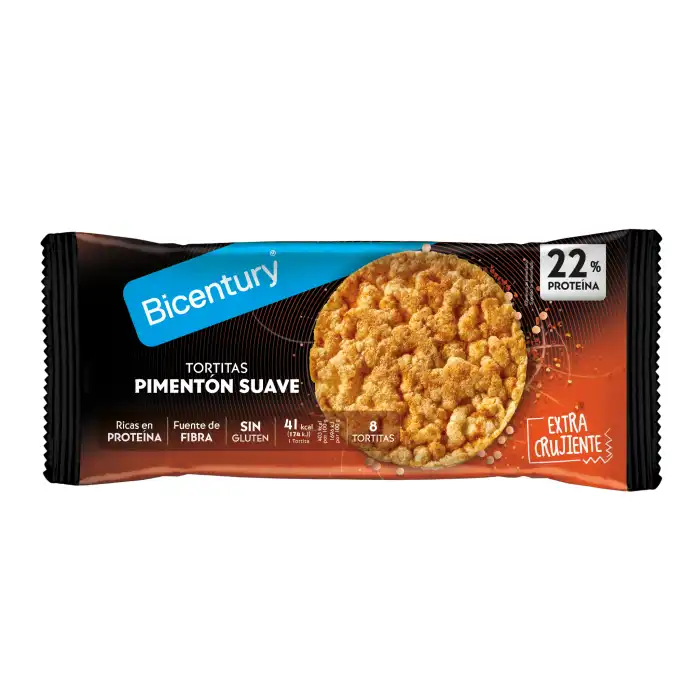 Tortitas Pimentón Suave 82 gr  Bicentury - BICENTURY - Comparador de precios